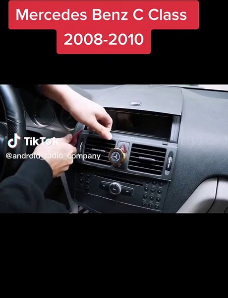 Mercedes Benz C Class W204 S204 Android Radio Installation
