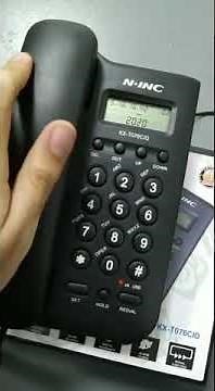 Teléfono Fijo con Visor LCD KX-T076CID