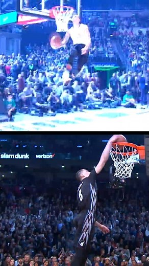 187K views · 904 reactions | The 2x Slam Dunk champ can fly! Which is your favorite Zach LaVine dunk? Between the legs free throw line (2016) vs. Space Jam (2015)? Watch the #ATTSlamDunk contest, 2/17 at 8:00pm/et during #StateFarmSaturday on TNT! ⭐ | NBA | Facebook