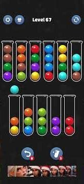 Ball Sort Puzzle Level 067 🧩 #ballsortpuzzle