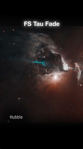 FS Tau — Hubble and James Webb Space Telescope #shorts