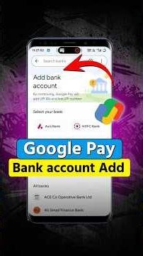 Google pay me bank add kaise kare | Google pay account kaise banaye #shorts