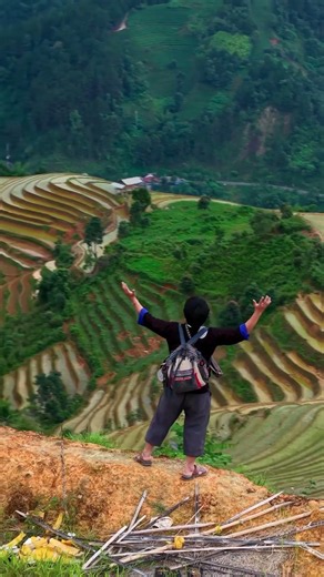 Tôi đang có mặt ở thiêng đường ruộng bậc thang Mù Cang Chải #mucangchai #travel #agiangmucangchai