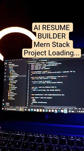 Mern Stack Project Loading.AI Integration in mern project #coding #shorts