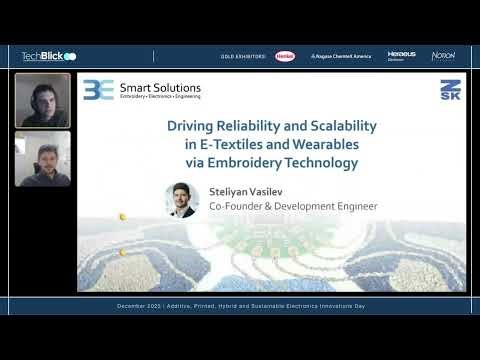 3E Smart Solutions | Driving Reliability & Scalability in E-Textiles/Wearables via Embroidery Tech.