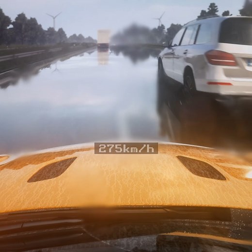 BIG CRASH: Lexus LFA on Wet German Autobahn! #fblifestyle | Carluxius