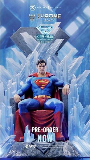 Superman Fortress of Solitude on Throne | Short CM | Prime 1 studio