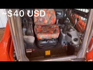 Durafit seat cover, Kubota SVL75-Deuce