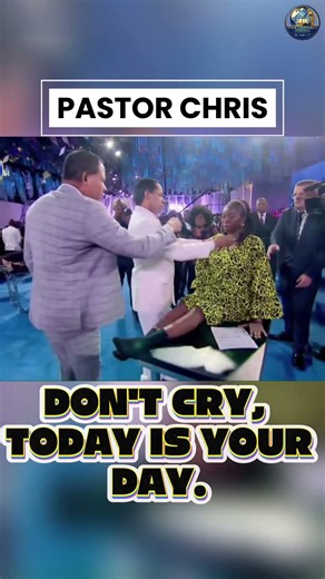 Pastor Chris ✨ Don't cry, today is your day 🙏🙌 #PastorChris #miracle #healing #Cancer #jesus