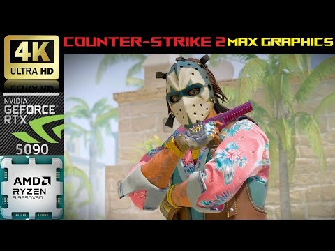 [4K] Counter Strike 2 - Nvidia RTX 5090 AMD Ryzen 9950x3D #gaming #cs2 #pc #cs #fyp #game #viral #4k