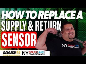 SUPPLY AND RETURN SENSOR REPLACEMENT LAARS BOILER (NY Boiler & Air Conditioning Repair)