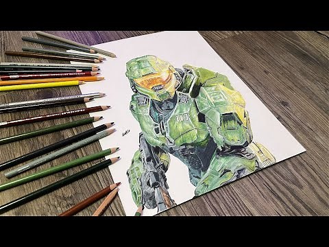 Drawing Master Chief (Timelapse) - Halo Infinite