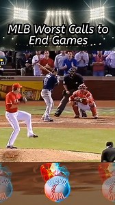 82K views · 809 reactions | MLB Worst Calls to End Games #baseball #MLBB #MLB #mlbbhighlights | Beisbol Viral | Facebook