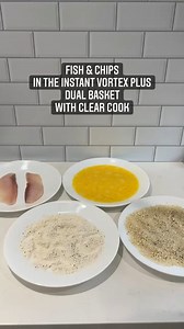13K views · 58 reactions | Break in your new Instant Vortex Plus Dual Basket with this air fried fish and chips recipe. Plus it’s a healthier way to enjoy this classic combo. | Instant Pot | Facebook