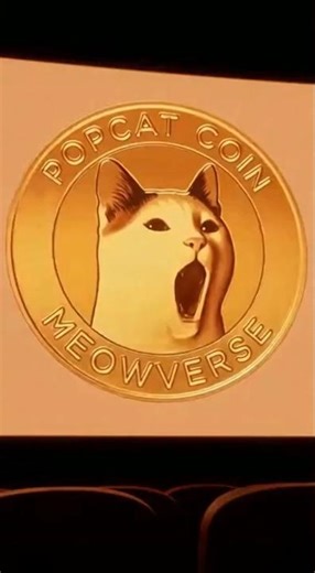 POPCAT Coin Sings in Cinema! 🐱🎶 | Catchy Cat Melody