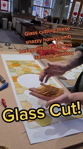 Cutting Glass for Transom Window Design