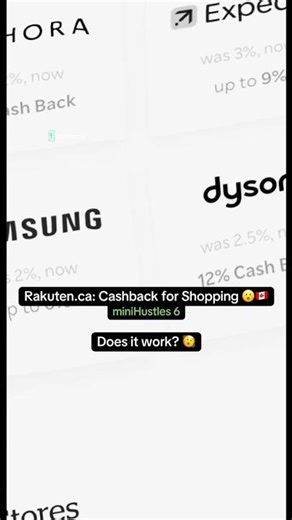 Does Rakuten.ca work? 🇨🇦🤔 Cashback for Shopping Online 💸 minihustles 6