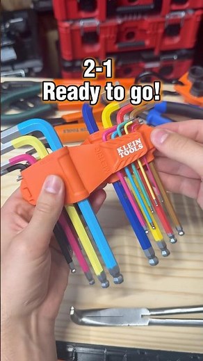 Klein Hex Key Set - 2 in 1! #kleintools #tools