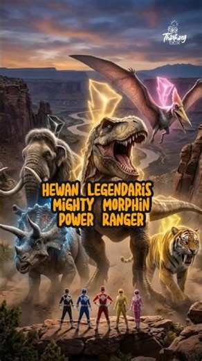Hewan Legend Mighty Morphin Power Ranger #animals #powerrangers #dinosaur #facts #faktaunik