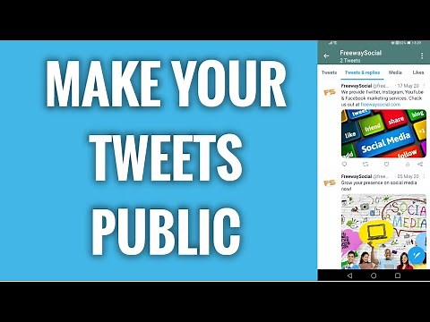 How To Make Your Tweets Public