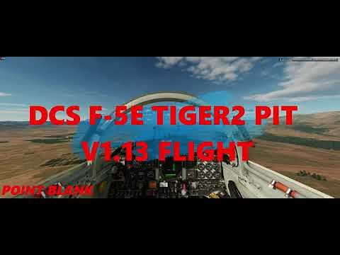 DCS World DCS F-5E Tiger2 "Cockpit Textures Mod by Bummer" Flight Review