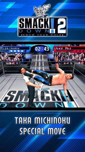 TAKA Michinoku Finishing Move - WWF SmackDown! 2: Know Your Role Gameplay I PS1