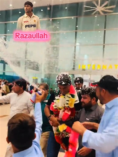Razaullah arrived at airport — Welcome to Pakistan