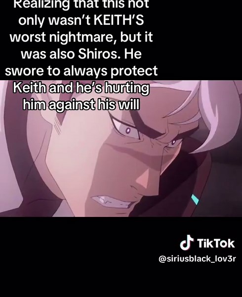 El dolor de Keith y Shiro en Voltron