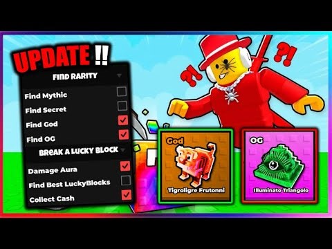 [⛏️UPD] Break a Lucky Block Script - Find OG, God, Secret & More