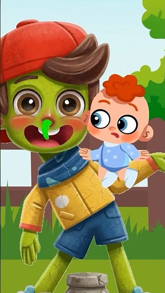 Cute😱🤢🍼💕 Nose Cleaning Mission! 🤧🍼😂 | Comy Zomy #Shorts