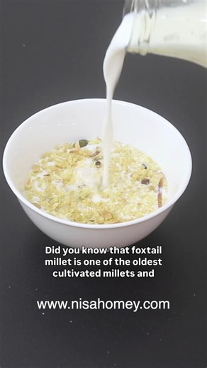 5.6K views · 66 reactions | Foxtail Millet Muesli Shop: https://www.nisahomey.com/ Clickable link in bio! (nisahomey.com is a women owned microbakery focusing on nutrient rich granola, muesli, using sprouted millets) #foxtailmillet #milletmuesli #nisahomey #glutenfreevegan #millets #kochi #kerala | Nisa Homey | Facebook