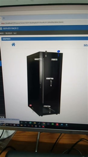 Server Rack Graphics in BAS System #bms #graphicdesign #buildingautomation #shorts #education