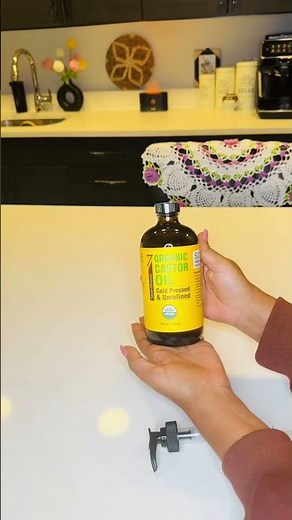 #Glass_Bottle #Castor_Oil #Organic #Cold_Pressed #Unrefined