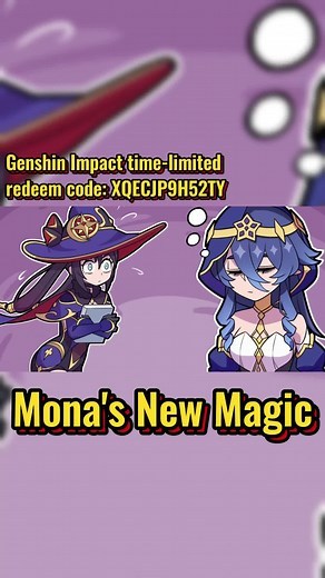 Mona's New Magic - Genshin Impact Fanart Edit