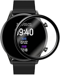 Screen Protector Compatible for Haylou RT2 / LS10 Smart Watch Ultra Clear Full Cover 3D Curved Plating Soft PMMA PET Film -Not Tempered Glass (3 Pieces)