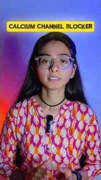 Calcium Channel Blockers (CCBs) Explained in 60 Seconds | Pharmacology for B.Pharm & D.Pharm