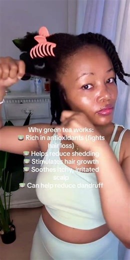 Green Tea for Hair Growth 🍵 How to Use It for Stronger, Healthier Hair