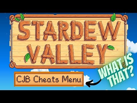 CJB Cheats Menu Mod Tutorial: Stardew Valley 2025