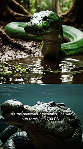 🐍 Anaconda vs 🐊 Crocodile: Bite vs Squeeze