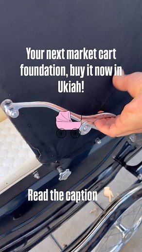 ✨ Spotlighting Something Unique ✨ I picked up this antique Silver Cross pram with the idea of turning it into a whimsical display cart for a children’s book project I’ve been working on. Life and other projects have pushed that one back for now… so instead of letting this beauty sit, I’m passing it on. This stroller is the real deal — classic coach-built design, chrome details, big spoked wheels. It’s a head-turner whether you’re rolling it down the street or setting it up at a market. 💡 My tho