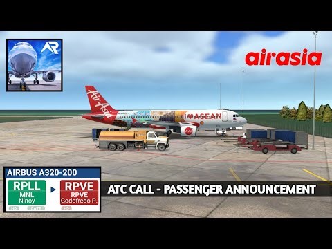 RFS - Real Flight Simulator Pro ~ Philippines AirAsia A320 - 200 Manila to Caticlan [HD]