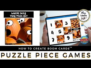 Create a Puzzle Piece Boom Card™ Deck | Step-by-Step Tutorial