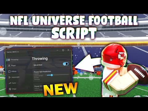 ＊NEW＊ NFL Universe Football Script PASTEBIN 2025 AIMBOT , AUTO MAG, AUTO TACKLE , INF JUMP