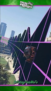 Neon Arrow Wallride Stunt 🎮 (GTA Online Custom Stunt Race - PS Link)