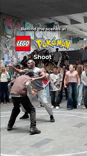 LEGO Pokémon BTS With Terry Crews and Finn Wolfhard #LEGO #Pokemon #LEGOPokemon