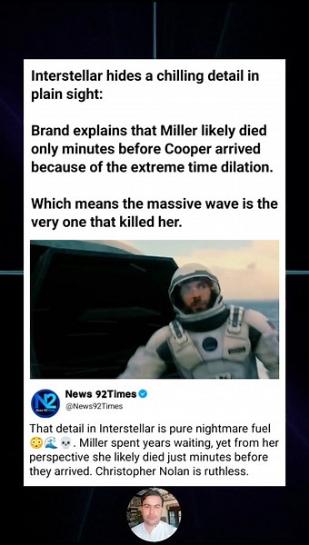 Interstellar’s Darkest Detail: The Giant Wave May Be the One That Just Killed Miller Moments Earlier
