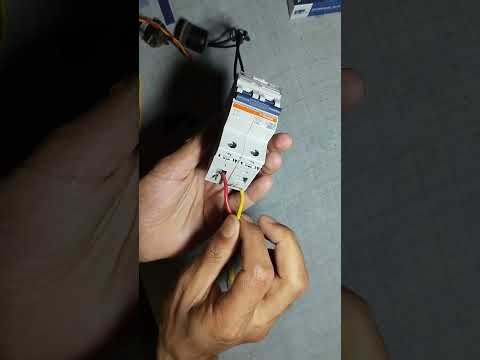 how to connect isolator switch | Dp switch/mcb connections#mcbconnection#dpswitch#isolatorswitch