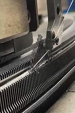 How a knitting machine works!