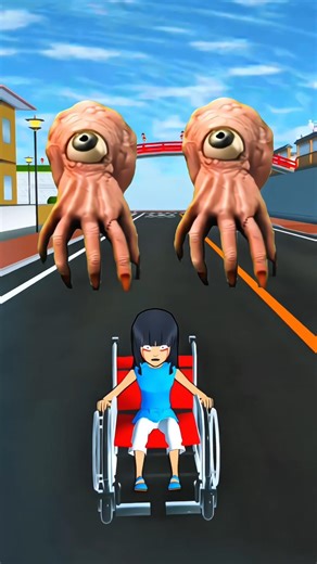 yuta save mio baby from hantu zombie 🧟‍♂️😱 #sakuraschoolsimulator #shorts #shortsfeed #ytshorts