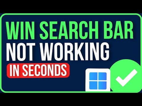 WINDOWS SEARCH BAR NOT WORKING [FIXED] | Windows Search Bar Not Working After Update Problem